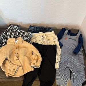 Baby boy clothes bundle size 6-12 months